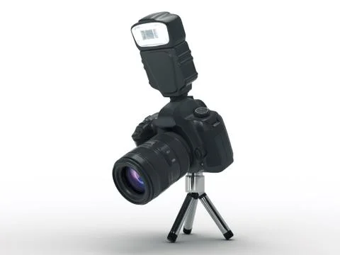 Digital photo camera Stock Illustration