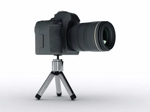 Digital photo camera Stock Illustration