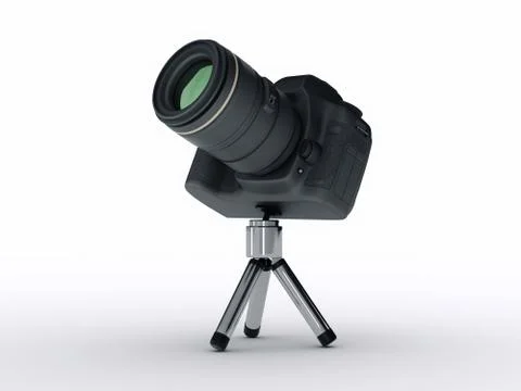 Digital photo camera Stock Illustration