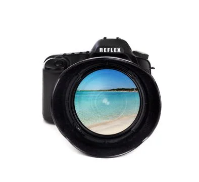 Digital photo camera Stock Photos