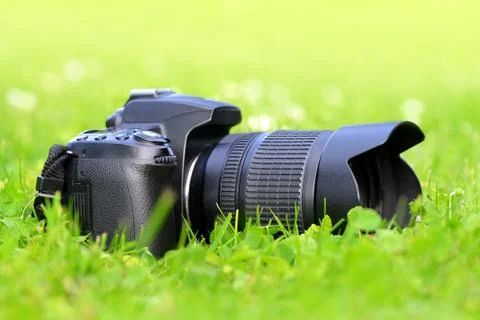 Digital photo camera Stock Photos
