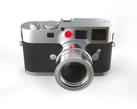 Digital photo camera - studio shot Stock Illustration