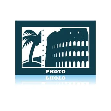 Digital Photo Frame Icon Stock Illustration