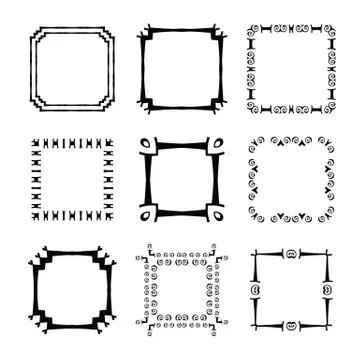 Digital photo frame Stock Illustration