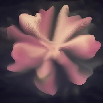 Digital pink rose Stock Photos