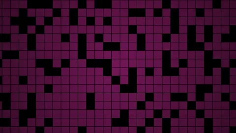 Digital pixel art purple background. Stock Footage 334519435