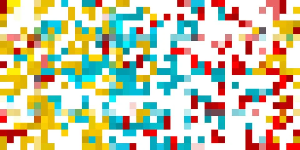 Digital Pixel Background Stock Illustration