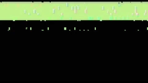 Digital pixel black and white noise glitch effect and artifacts. The problems of Stock-Footage 221859247