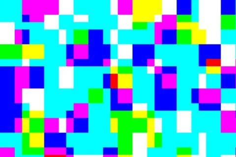 Digital pixel fill color error pattern processing fail abstract for backgroun 库存照片