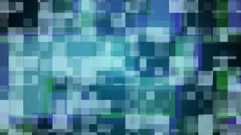Digital pixel glitch motion graphics. 動画素材 312312492