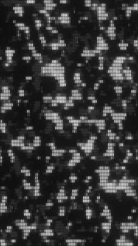 Digital Pixel Glitch Texture Stock Illustration