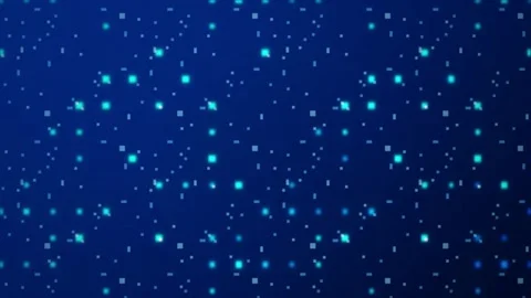 Digital pixel grid data stream seamless loop motion background Stock Footage 344632951