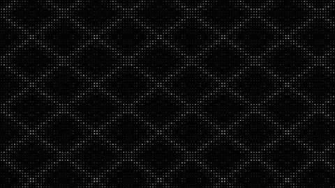 Digital pixel grid flashing on a black background Stock Footage 335875937