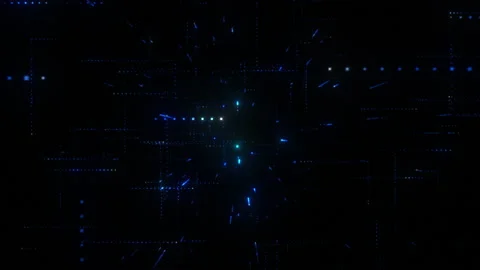 Digital Pixel Matrix Stock Footage 158819878