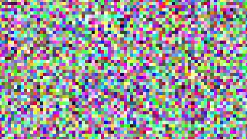 Digital Pixel Mosaic Glitch Stop Motion Background Stock Footage 325967500