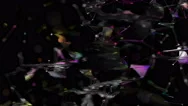 Digital Pixel Noise Glitch Art Effect. Moving Glitch Digital Colorful Random Stock Footage