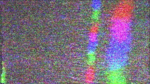 Digital pixel noise glitch art effect. Retro 80s 90s dynamic wave style. Video s 動画素材 153314020