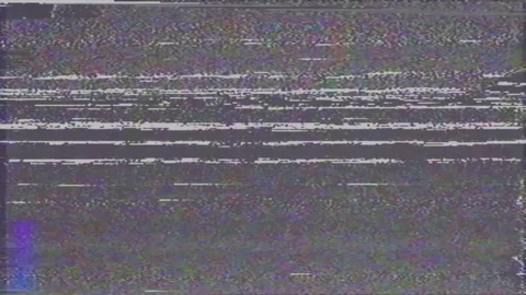 Digital pixel noise vhs effect. Stock Footage 122933031