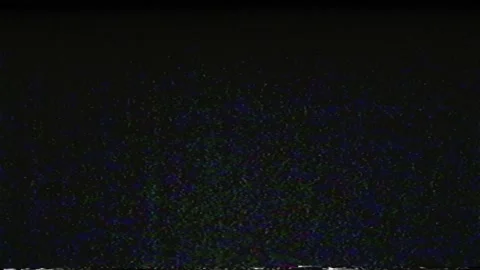 Digital pixel noise vhs effect. The problems of the video signal of the TV. Stock Footage 135448794