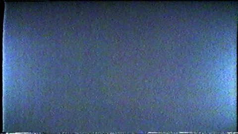 Digital pixel noise vhs effect. White light on the CRT. The problems of the Stock Footage 138153615