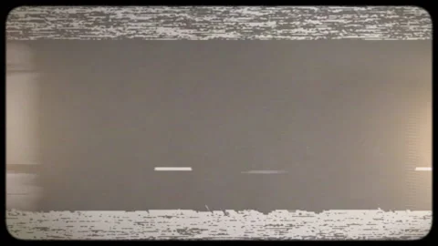 Digital pixel noise vhs effect. Effect of an kinescope retro TV with noise and Stock Footage 167262515