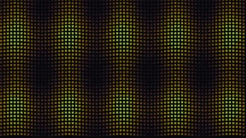 Digital pixel wave background with shifting neon colors 動画素材 335938406