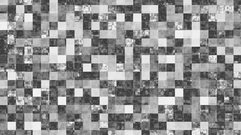 Digital pixelated grey background Stock Footage 147104718