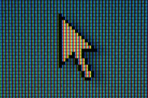 Digital pixels Stock Photos