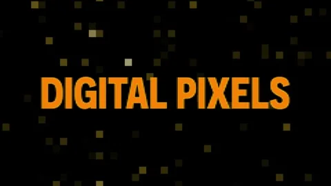Digital Pixels Pixelated Title Intro Stock After Effects