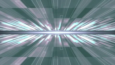 Digital plain cyberspace grid landscape graphics illustration background new Stock Illustration