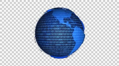 Digital Planet Loop Vídeo Stock 45244900