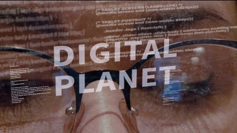 Digital planet text on background of developer 動画素材 106251683