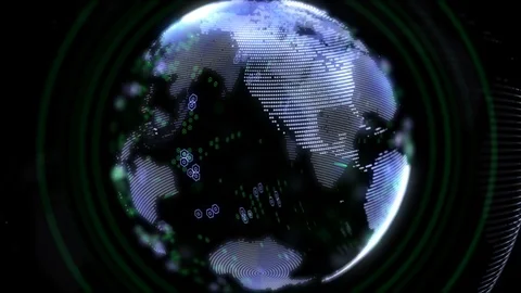 Digital planet US_1920_25f Stock Footage 87373624
