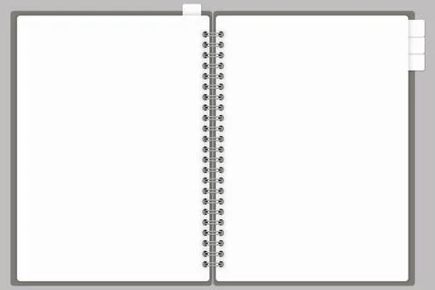 Digital Planner mockup, with place for your corporate identity details. Stock Illustration