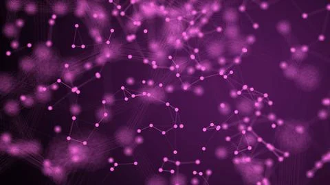 Digital plexus abstract technology. Abstract background with motion plexus .. Stock Illustration