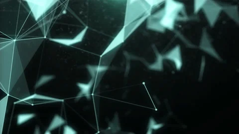 Digital Plexus background. Business technology or medical blue background. Stock Footage 149431127
