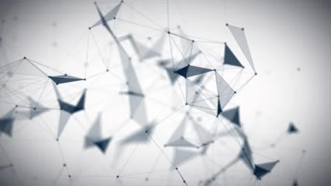 Digital Plexus  Backgrounds Stock Illustration