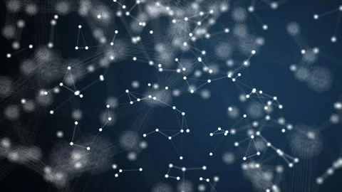 Digital plexus connected dot and lines abstract technology. Abstract backgr.. Stock Footage 291943473