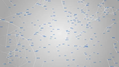 Digital Plexus Connection Data Network Video Animated Background Stock Footage 337221791