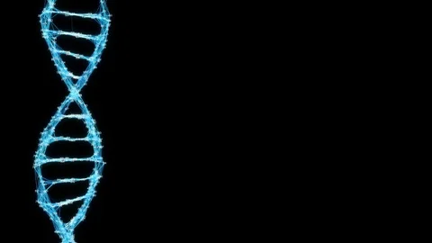 Digital Plexus DNA molecule random digits Loop Alpha Channel Stock Footage 82707590