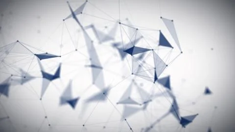 Digital Plexus  Dots Backgrounds Stock Illustration