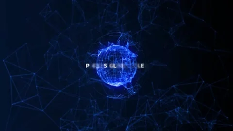 Digital Plexus Globe Titles 库存 After Effects