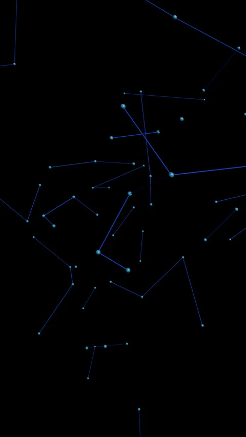 Digital Plexus Network Animation Loop Stock Footage 305871151