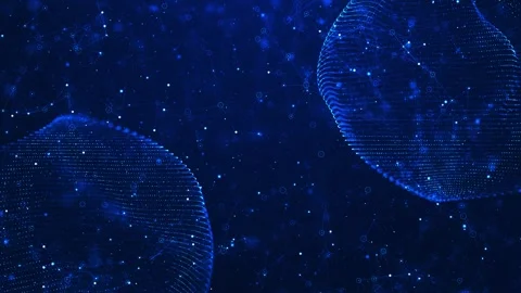 Digital Plexus Sphere Network Particle Visualization Stock Footage 315418223