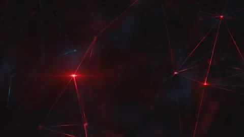 Digital plexus structure, glowing lines and particles. Connection concept Stock Footage 140070148