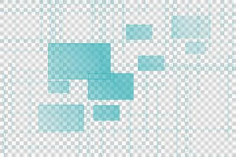 Digital png illustration of binary coding over grey monitor screens on 스톡 일러스트