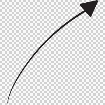 curved arrow transparent background