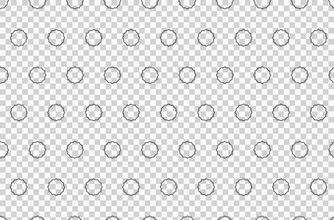 Digital png illustration of circles pattern on transparent background 스톡 일러스트