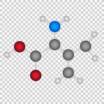 Digital png illustration of colourful molecules on transparent background Stock Illustration