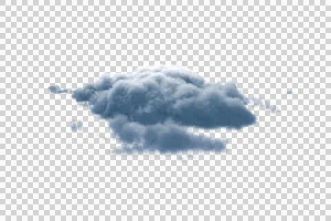 Digital png illustration of dark clouds on transparent background Stock Photos